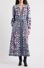 FARM Rio Marcelle Soft Blue Maxi Dress