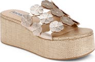 Badgley Mischka Collection Wendall Platform Wedge Slide Sandal