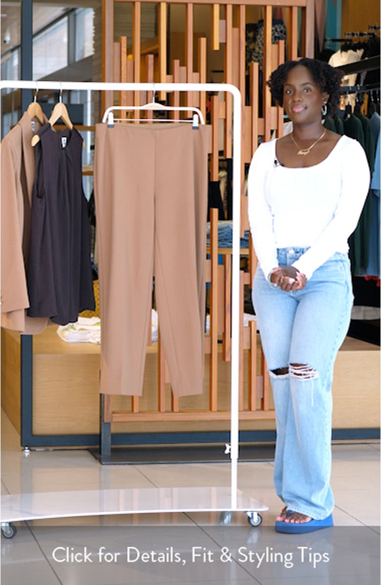 Hollywood High Waist Ankle Pull-On Pants, sales video thumbnail