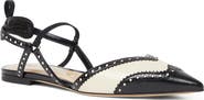 Fendi Brogue Colibrí Pointed Toe Flat