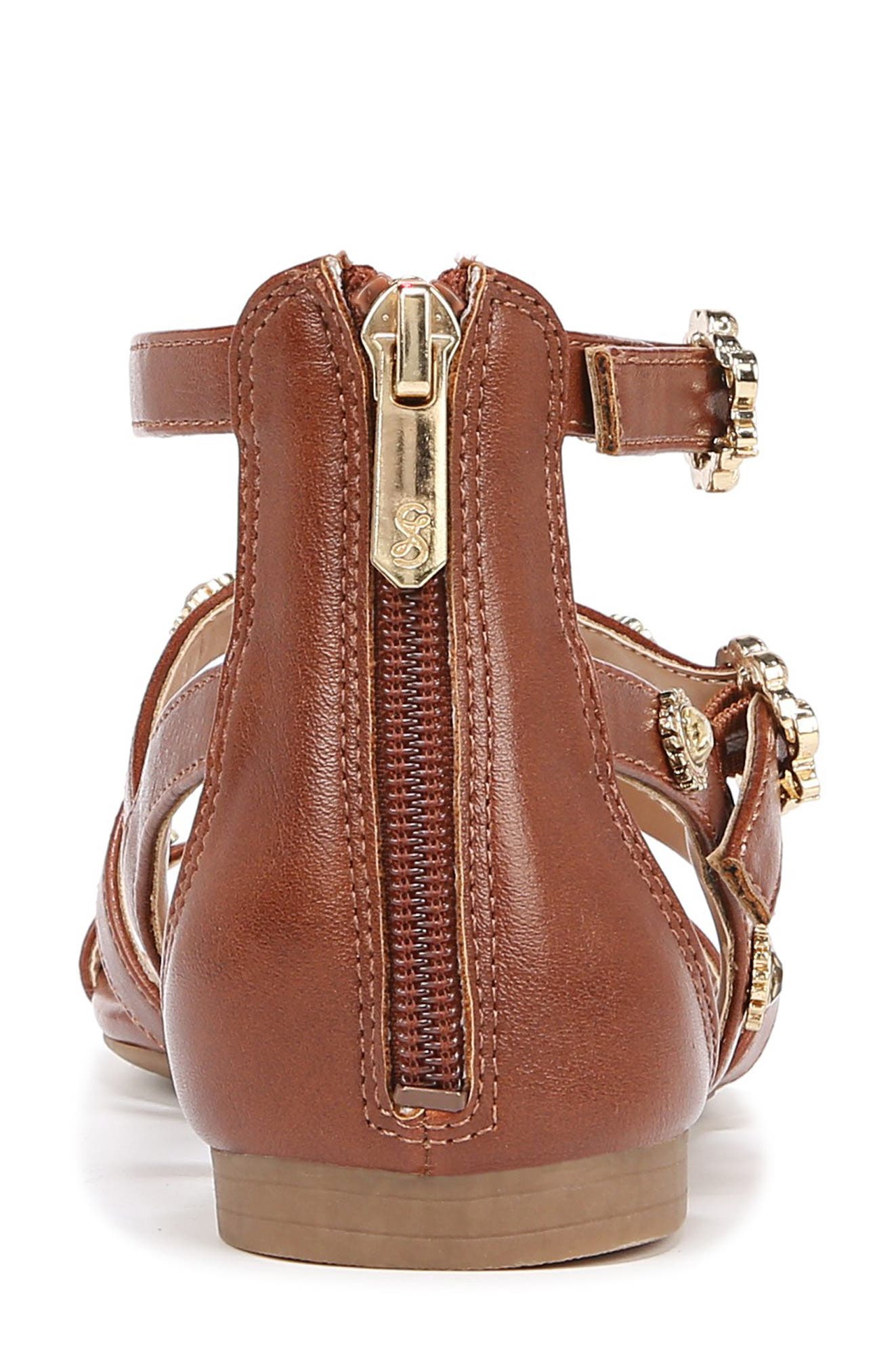 SAM 
LIBBY Rhonda Caged Sandal, Alternate, color, Aged Whiskey