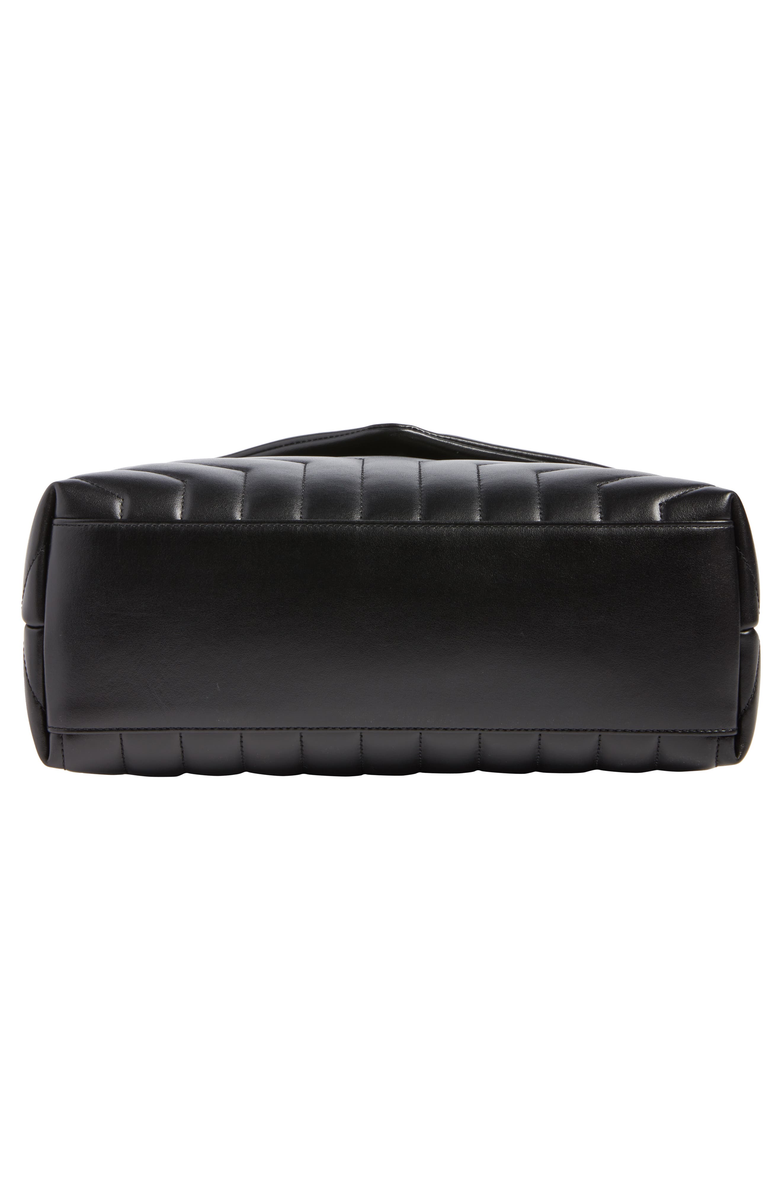 Medium LouLou Calfskin Leather Shoulder Bag, Alternate, color, NERO
