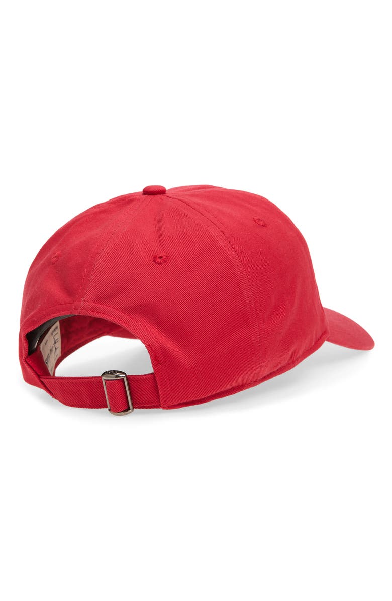 Sporty & Rich S&R Ivy Baseball Cap, Alternate, color, Ruby