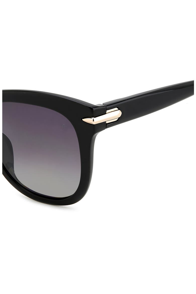 55mm Square Sunglasses, Alternate, color, BLACK