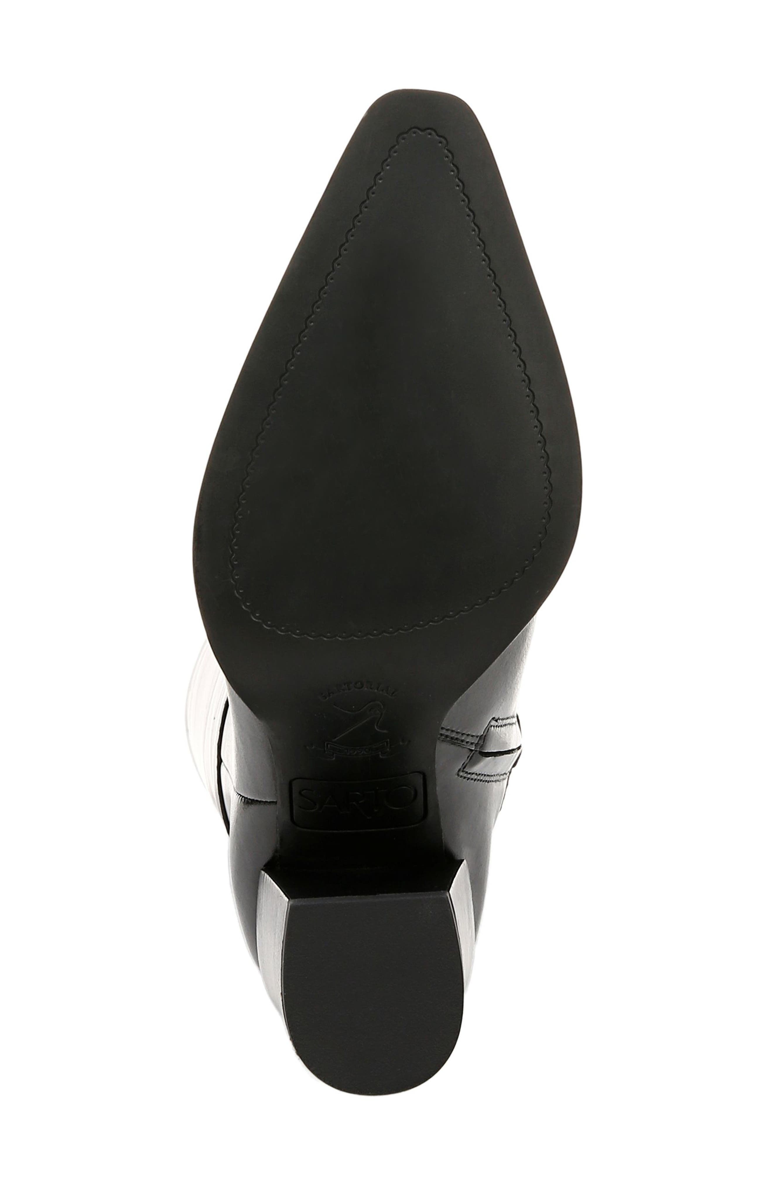 SARTO by Franco Sarto Jasmine Block Heel Boot, Alternate, color, Black