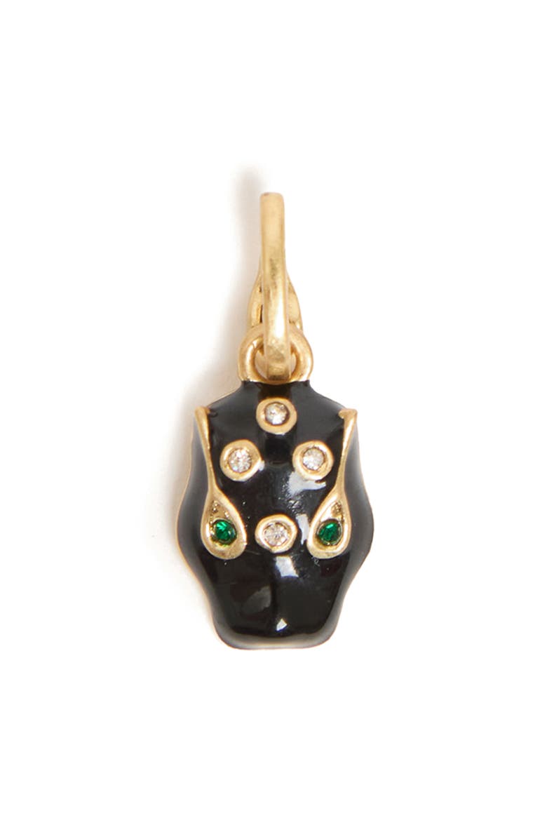 Clare V. Le Panther Charm, Main, color, Black/ Gold Multi