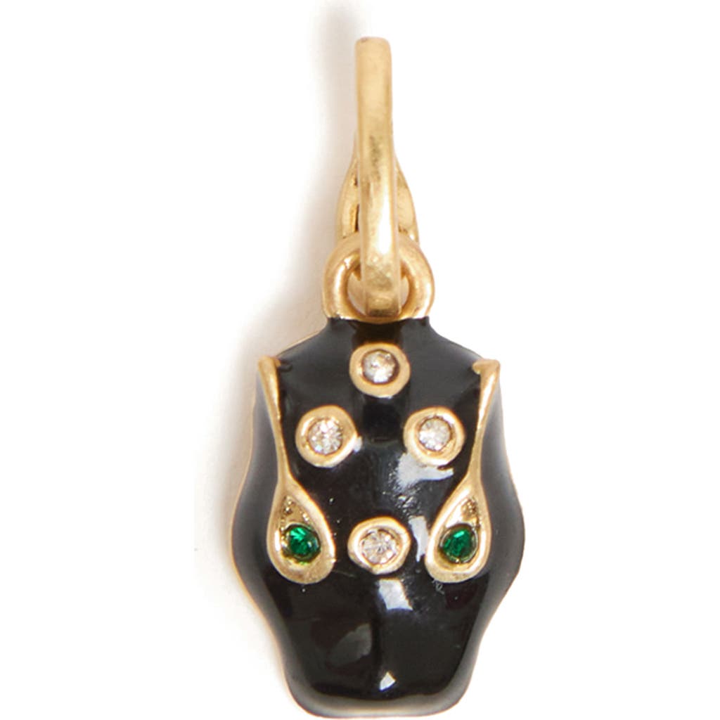 Clare V . Le Panther Charm In Black