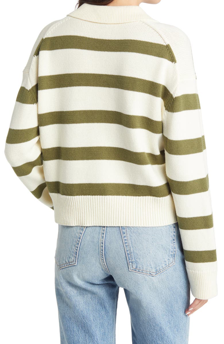 Rails Shae Stripe Cotton Blend Polo Sweater, Alternate, color, 