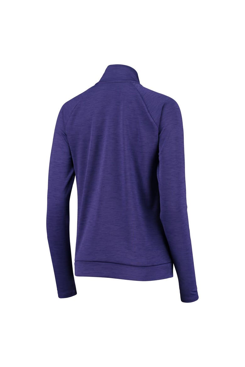 Women's Nike Purple LSU Tigers Pacer Raglan Performance Quarter-Zip Jacket, Alternate, color, Purple