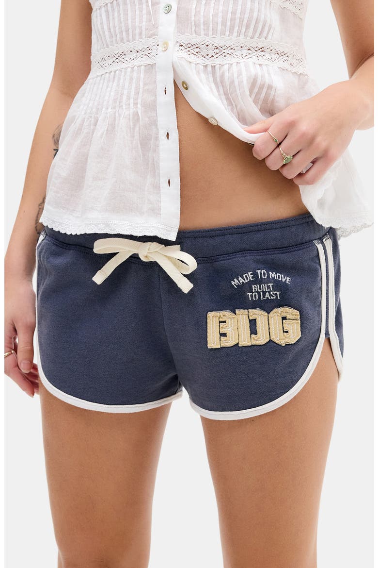 Retro Microshorts, Alternate, color, BLUE