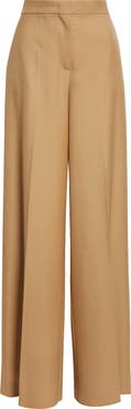 Max Mara Senna Virgin Wool Wide Leg Pants | Nordstrom