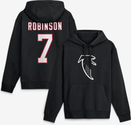 Nike Men's Nike Bijan Robinson Black Atlanta Falcons Name & Number Hoodie