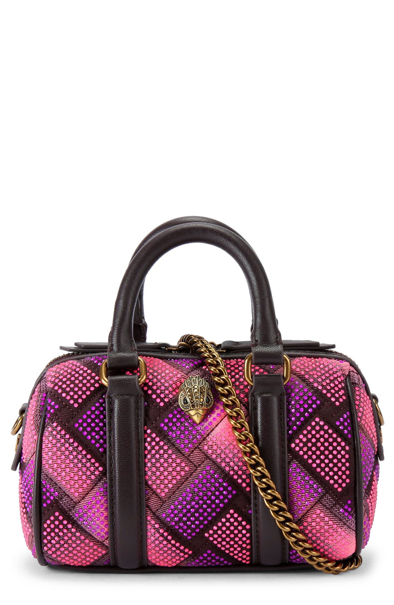 Kurt Geiger London Extra Small Kensington Boston Quilted Satchel, Main, color, 