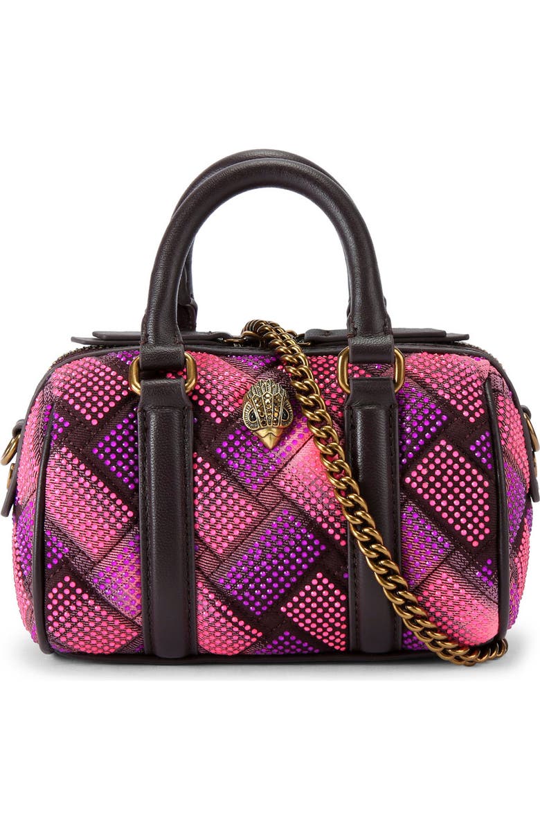 Kurt Geiger London Extra Small Kensington Boston Quilted Satchel, Main, color,