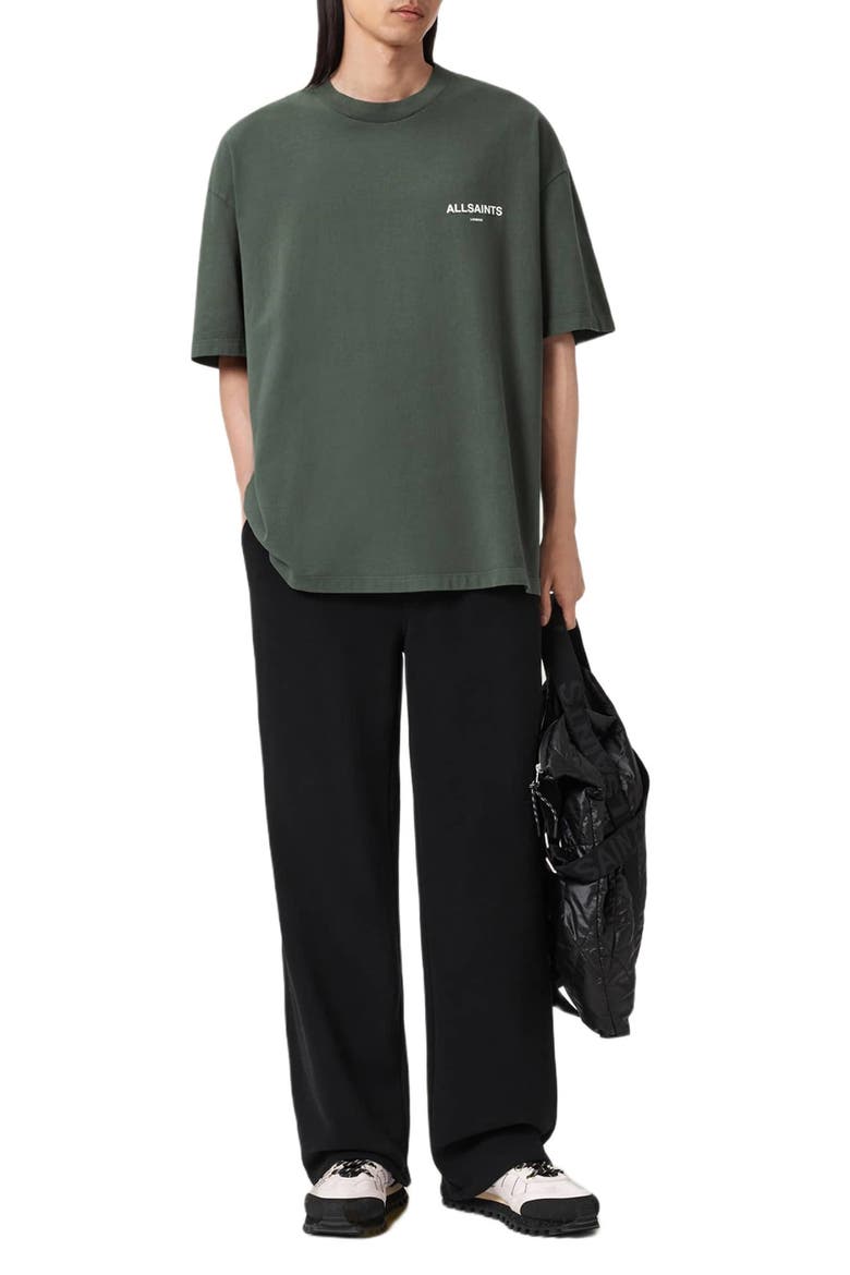 Halcyon Oversize Cotton Graphic T-Shirt, Alternate, color, GARNET GREEN
