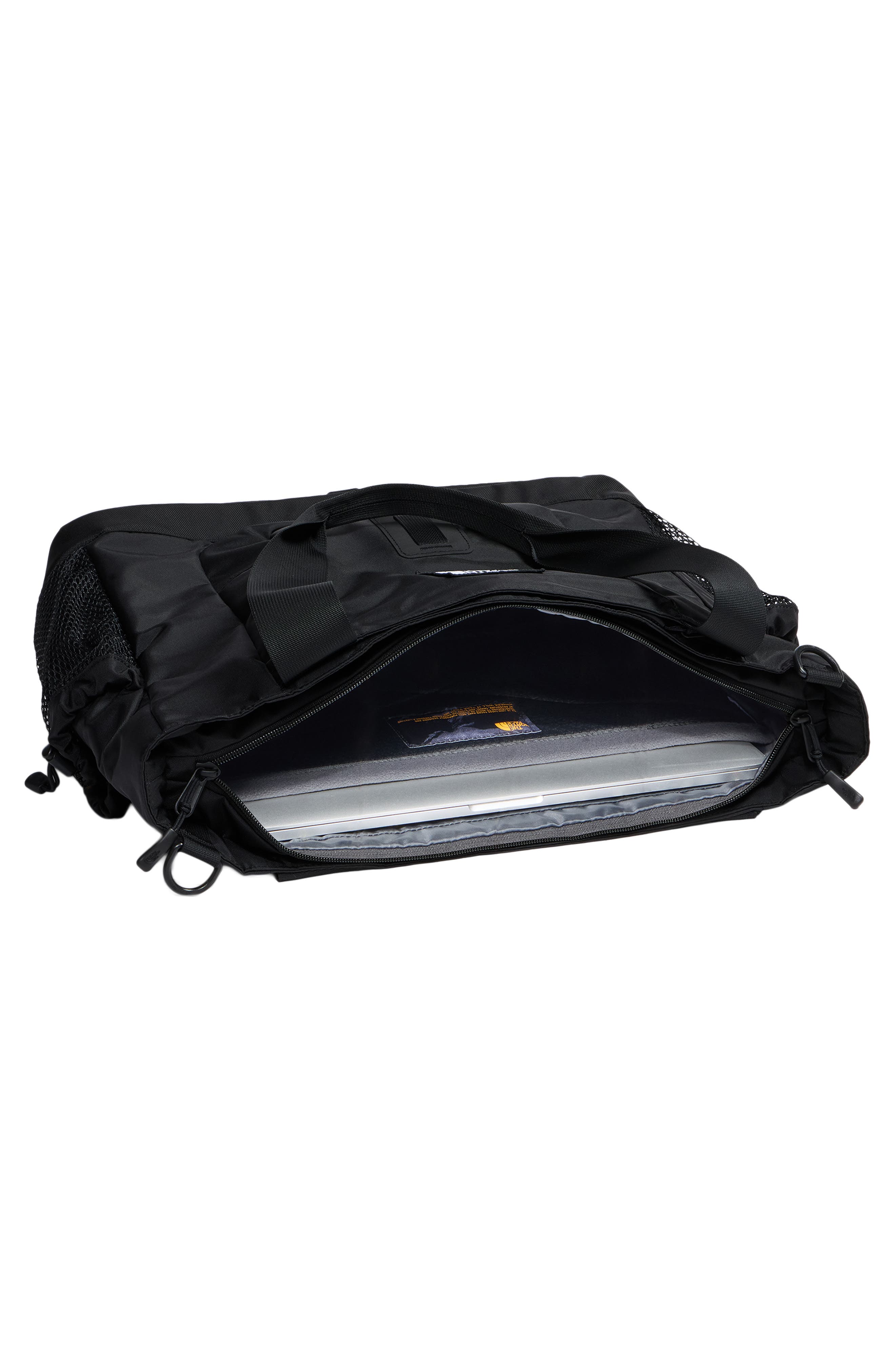 The North Face Hot Shot Water Repellent Tote, Alternate, color, Tnf Black