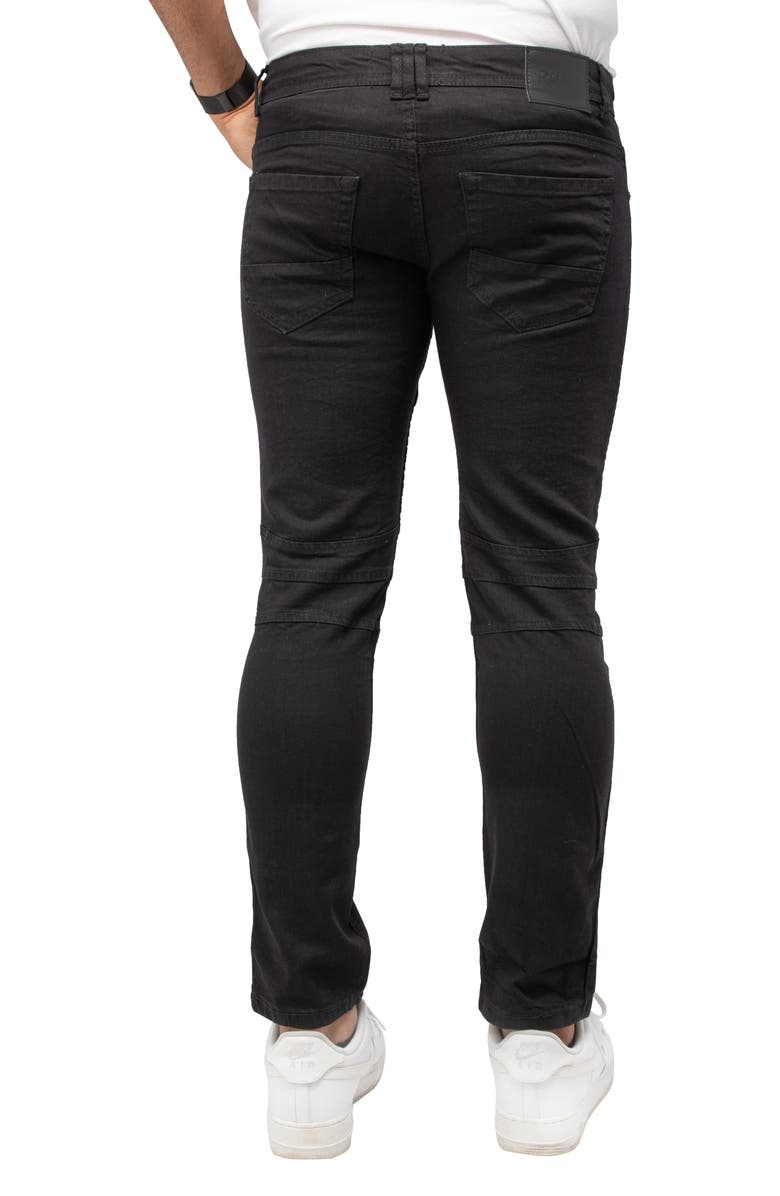 XRAY Stretch Moto Slim Jeans, Alternate, color, 