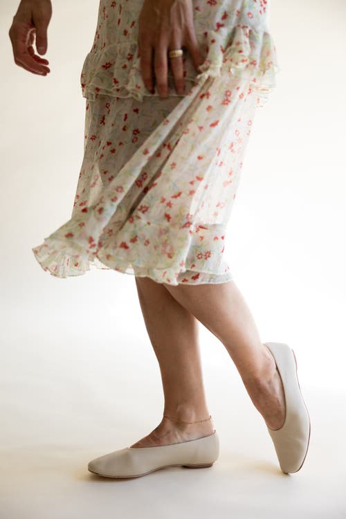 Huma Blanco Margaux Ballet Flat In Bone