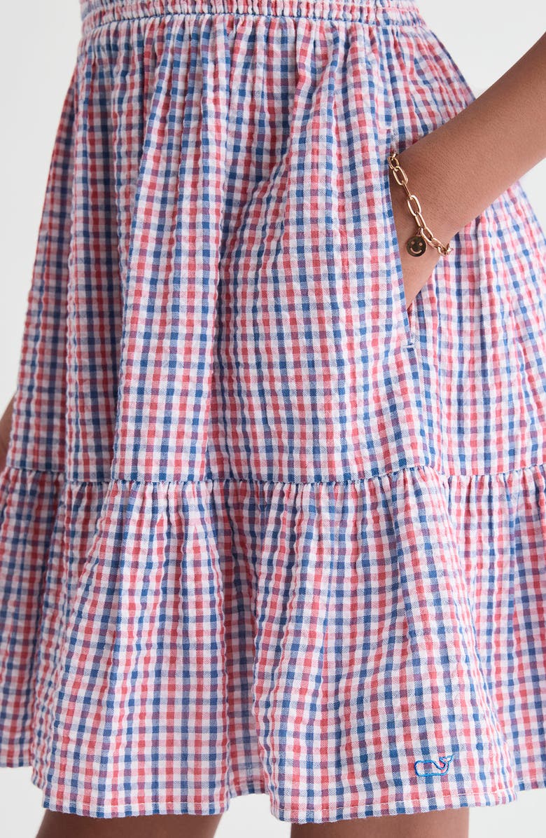 vineyard vines Kids' Ellen Smocked Seersucker Dress, Alternate, color,