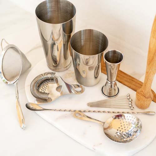 A Bar Above 14-piece Craft Bar Set, Stainless Steel In Stainless Steel