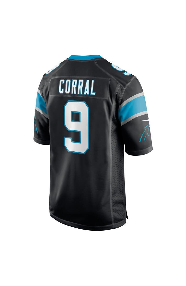 Nike Men's Nike Matt Corral Black Carolina Panthers Player Game Jersey, Alternate, color, 