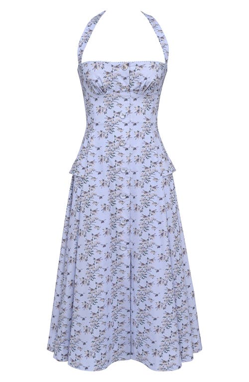 House Of Cb Claudia Floral Halter Midi Dress