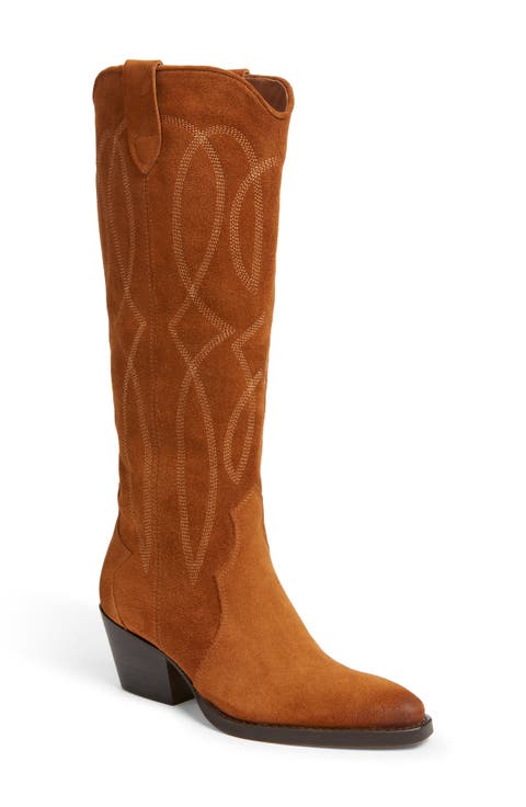 Klancy Knee High Western Boot