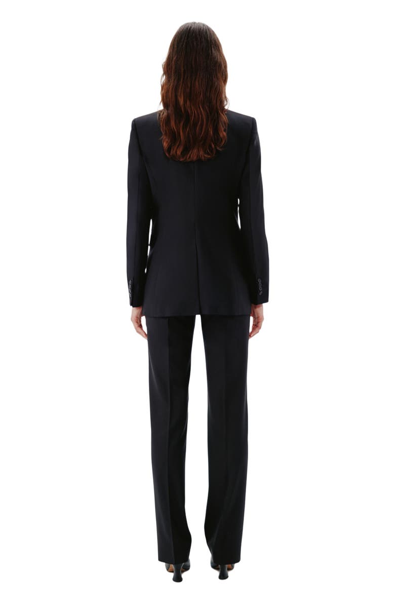 Another Tomorrow Single Button Jacket, Alternate, color, Black