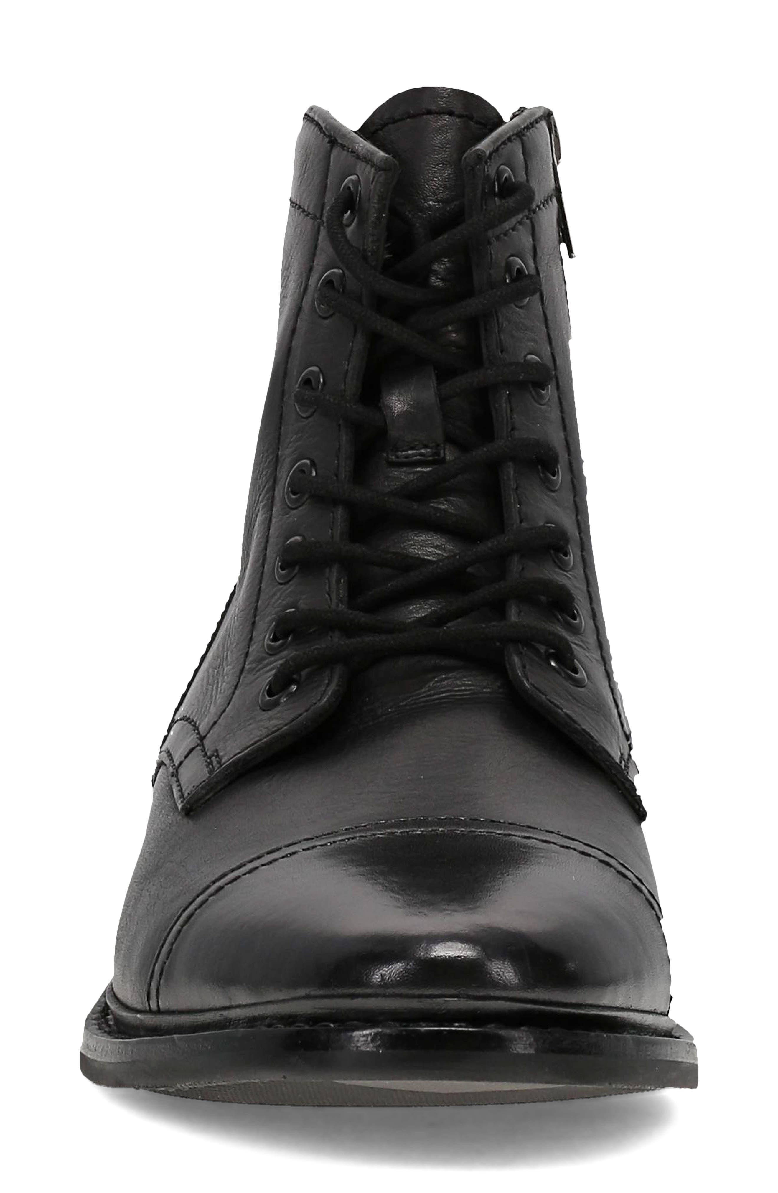 Frye Paul Lace-Up Boot, Alternate, color, Black