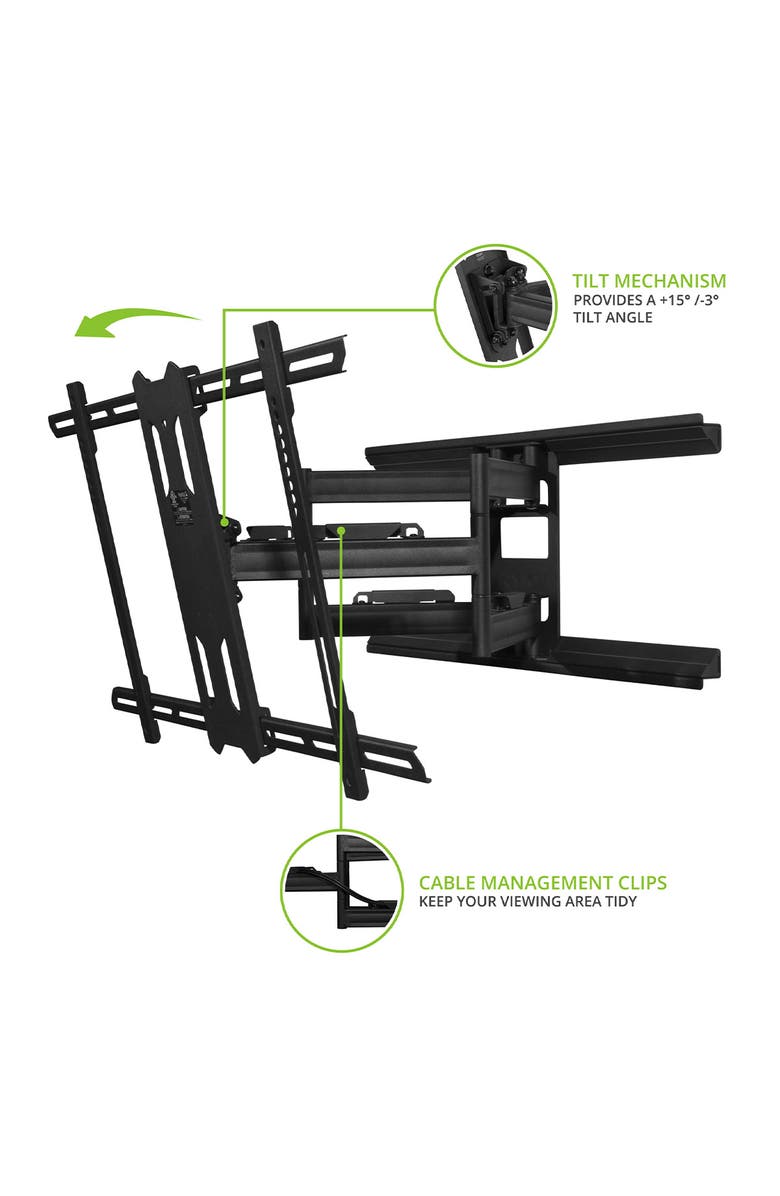 Kanto PDX680 Articulating Full Motion TV Mount for 39" - 80" TV, Alternate, color, 