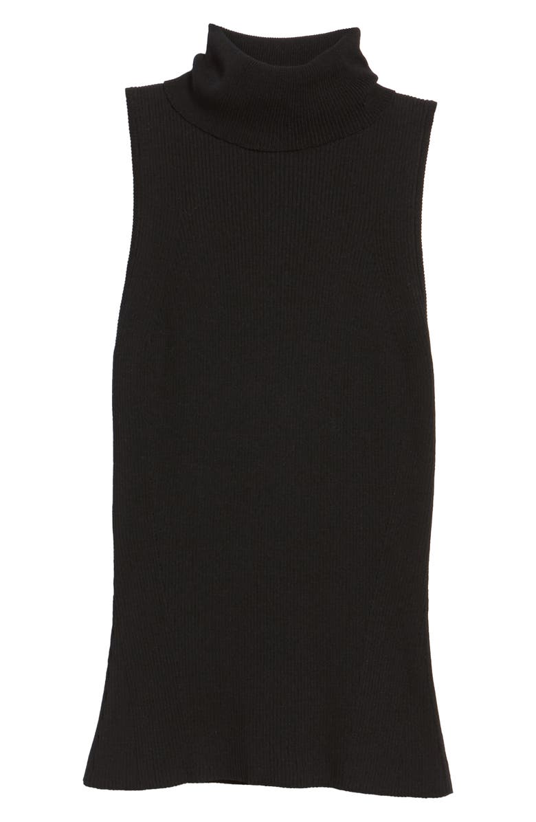 Anne Klein Sleeveless Turtleneck Top, Alternate, color, 