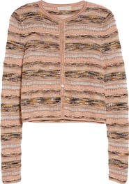 Ulla Johnson Mia Pointelle Button-Up Cardigan