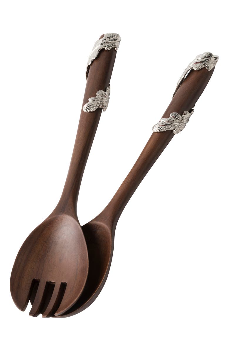 Juliska Merriam Acacia Wood Salad Servers, Alternate, color, 