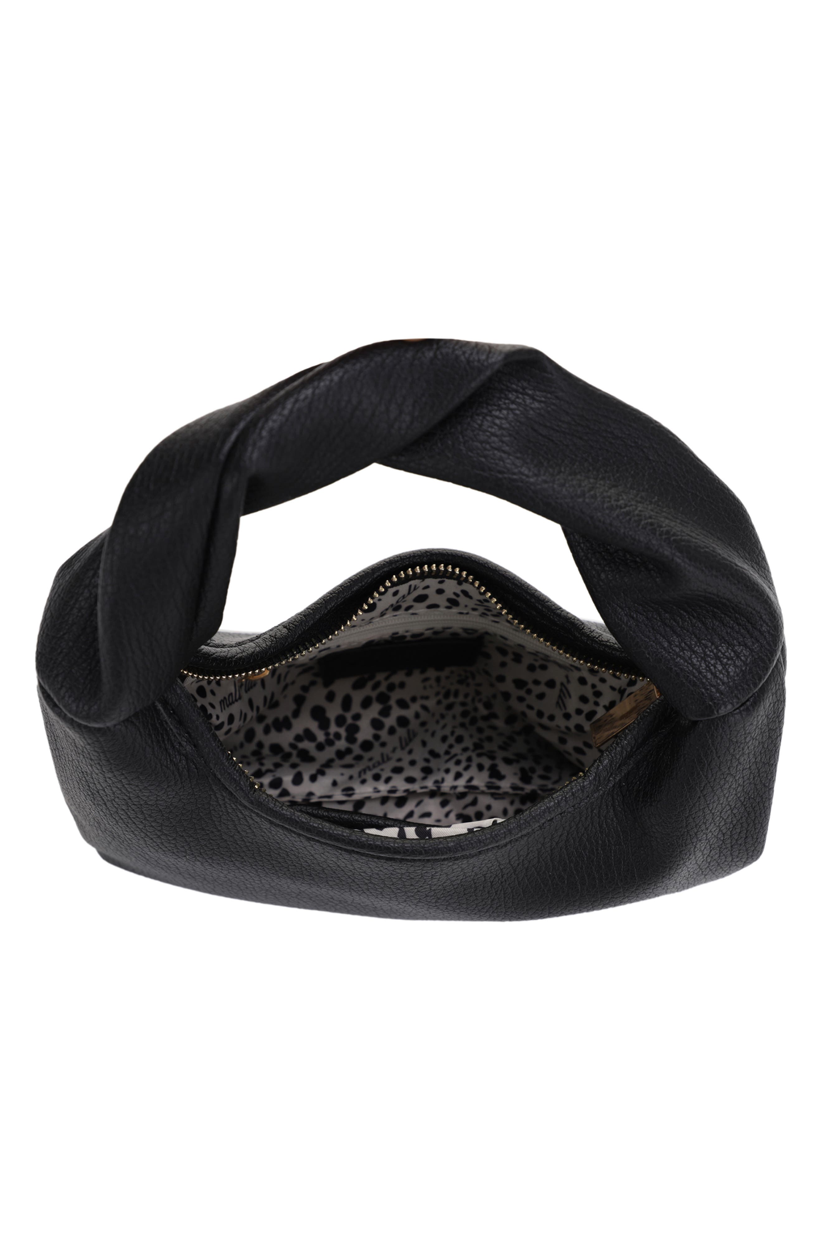 Mali + Lili Libby Shoulder Bag, Alternate, color, Black