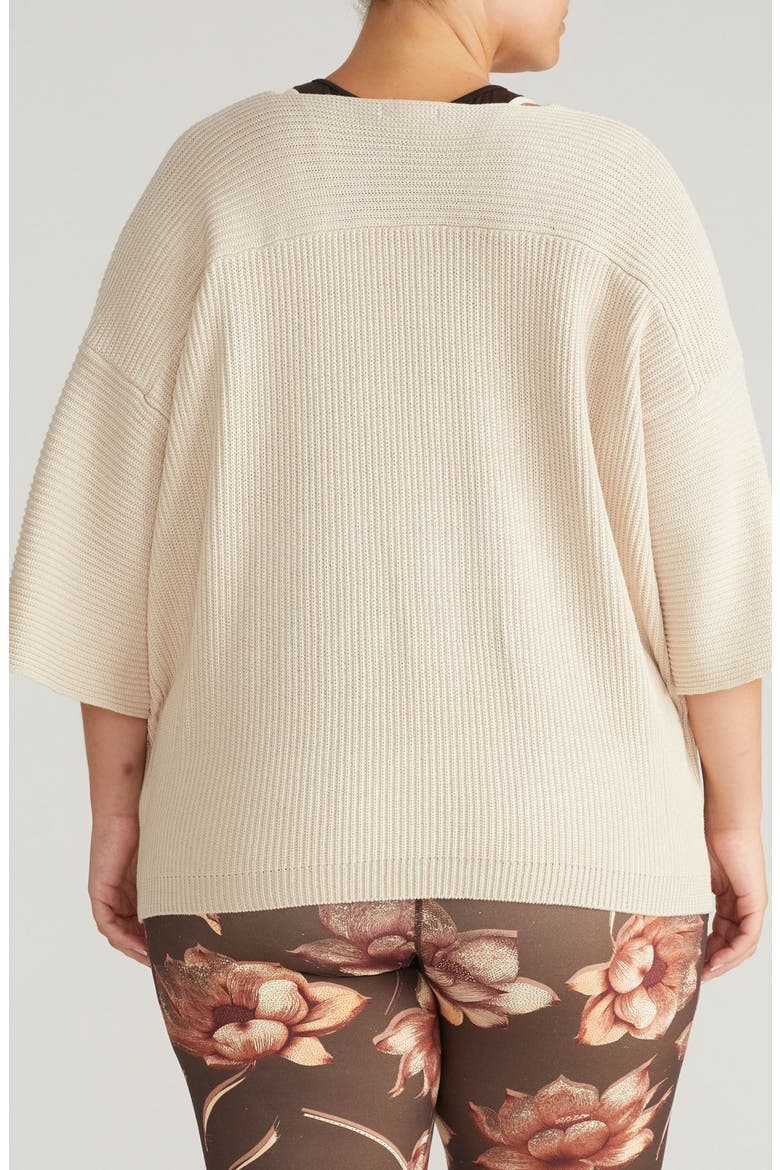 Lotus Rib Sweater, Alternate, color, DOVE WING