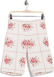 Longchamp Floral Bermuda Shorts