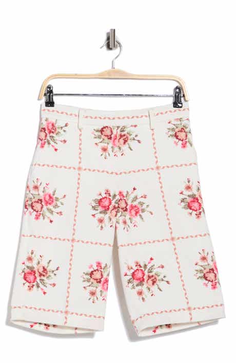 Longchamp Floral Bermuda Shorts