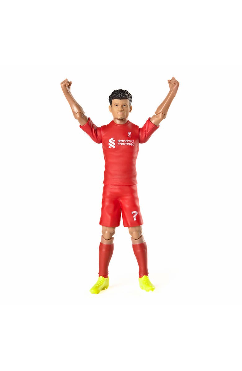Banbo Toys SOCKERS Liverpool F.C. Luis Díaz 8" Collectible Soccer Action Figure, Alternate, color, Red