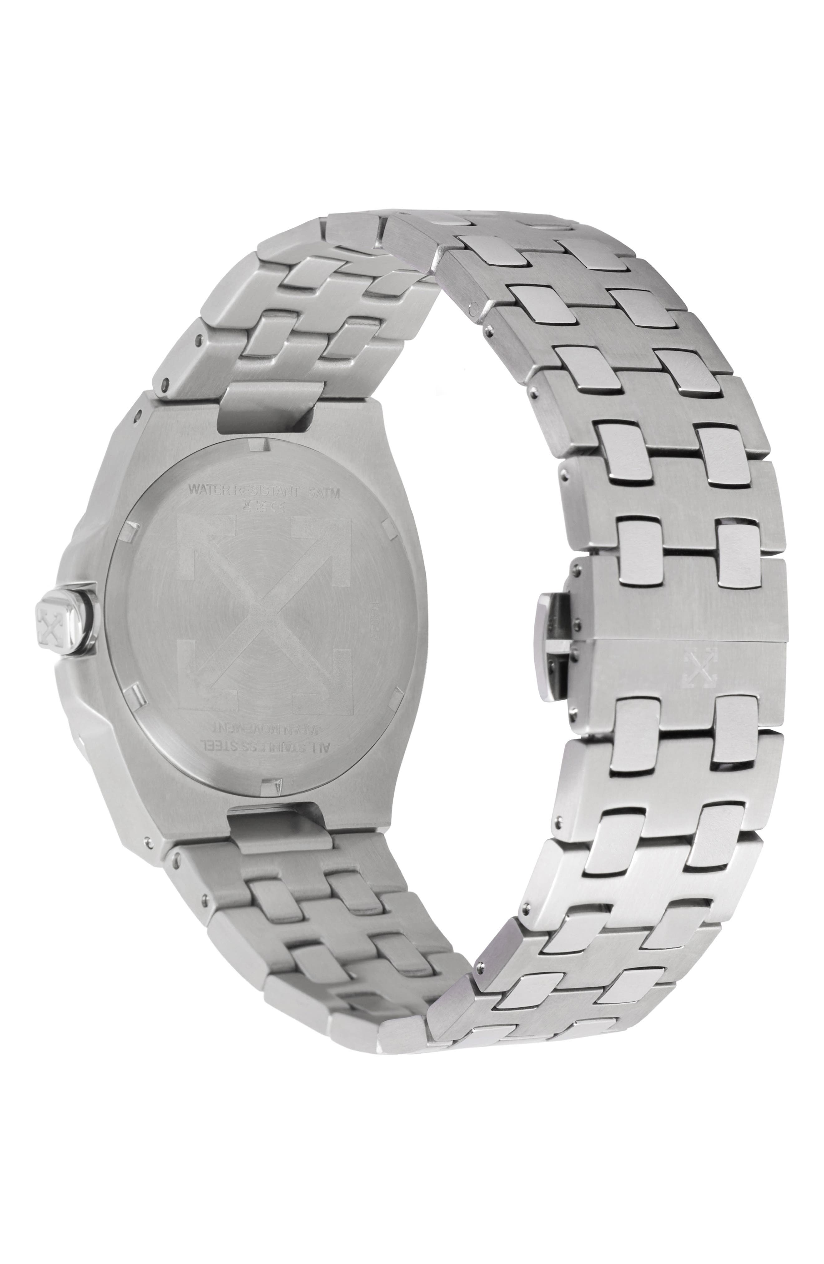 Off-White Object Cushion Bracelet Watch, 39mm (Men) | Nordstrom