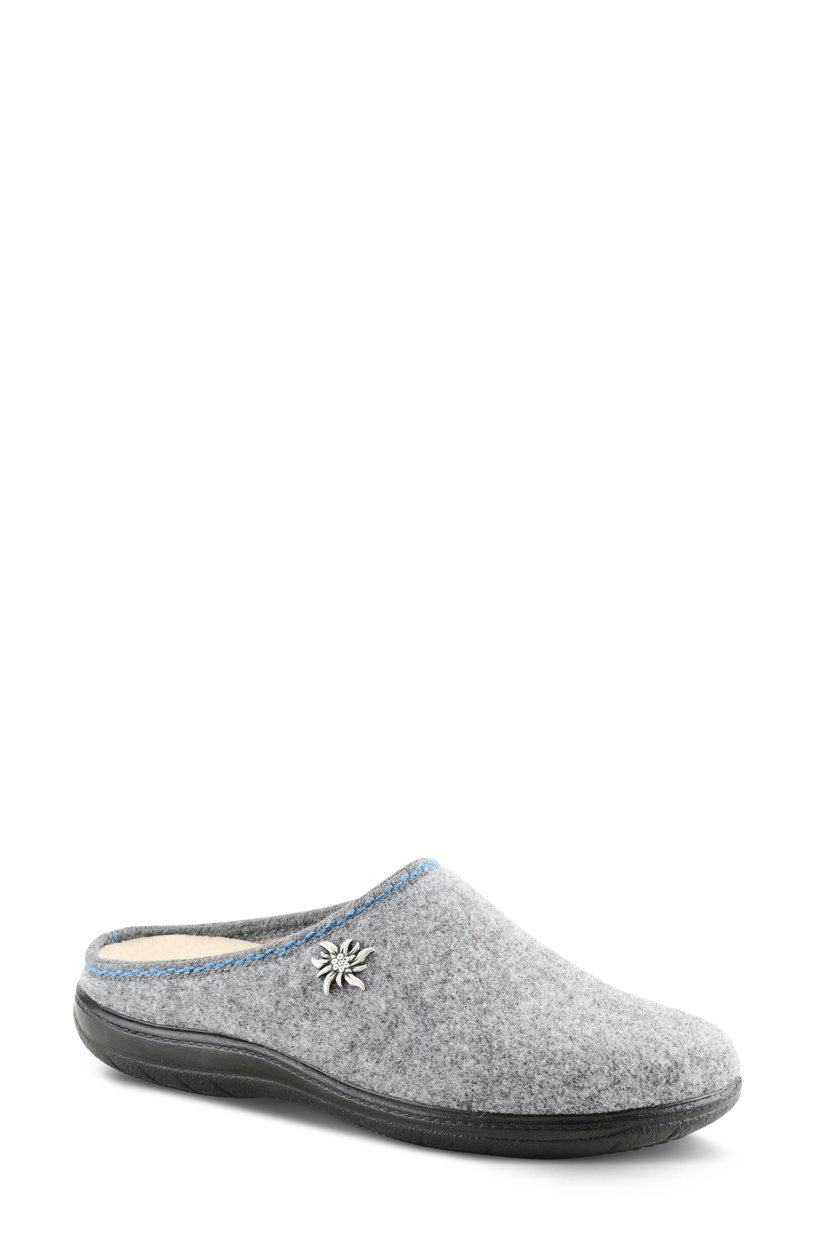 Loralee Scuff Slipper, Main, color, GREY