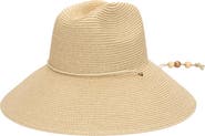 San Diego Hat Honey Metallic Straw Lifeguard Hat