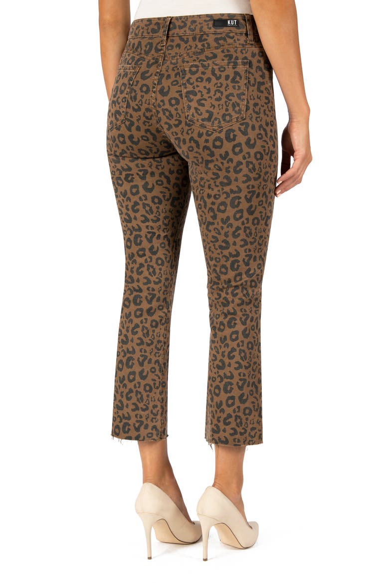 Kelsey High Waist Ankle Flare Jeans, Alternate, color, MOCHA/BLACK