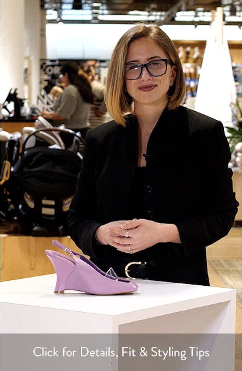 Nebulis Slingback Wedge Pump, sales video thumbnail