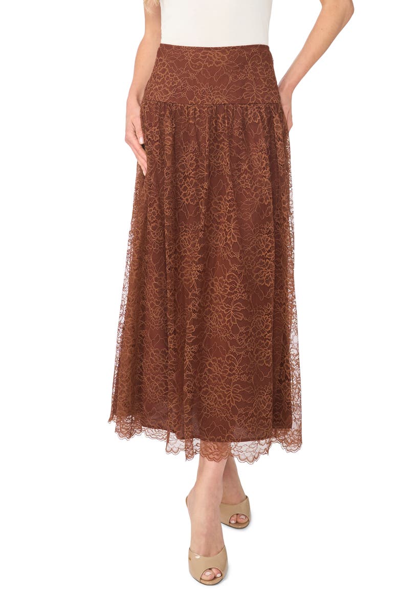 Lace Maxi Skirt, Main, color, ZINFANDEL