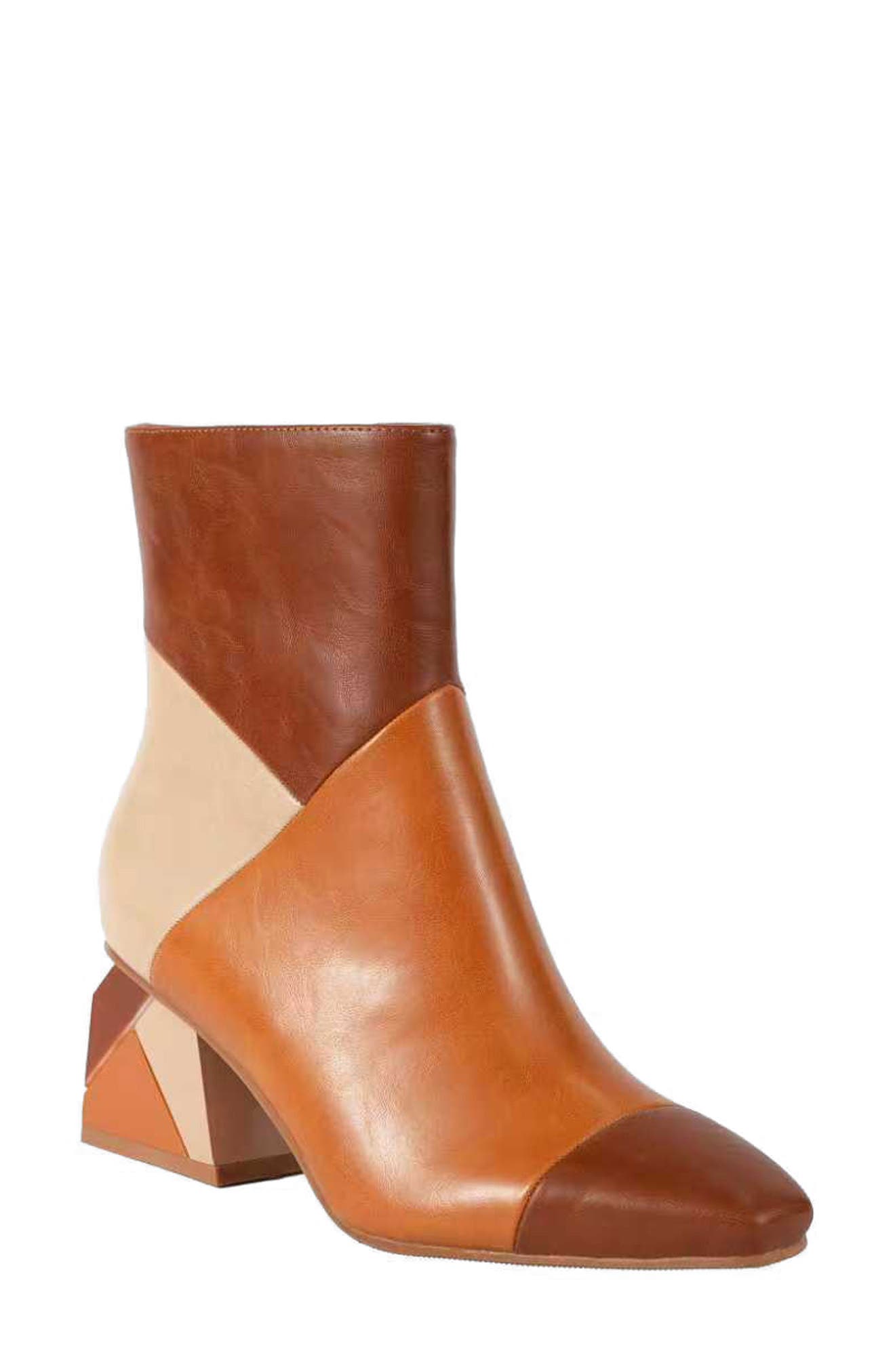 NINETY UNION Sienna Colorblock Bootie
