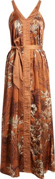 CIEBON Aiza Mixed Print Dress