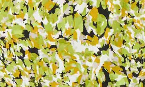 Kasper Abstract Floral Wrap Front Sheath Dress In Lily White Multi