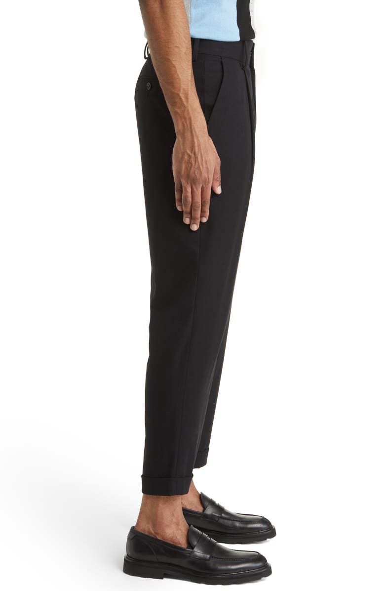 Open Edit Pleat Front Tapered Leg Pants, Alternate, color,