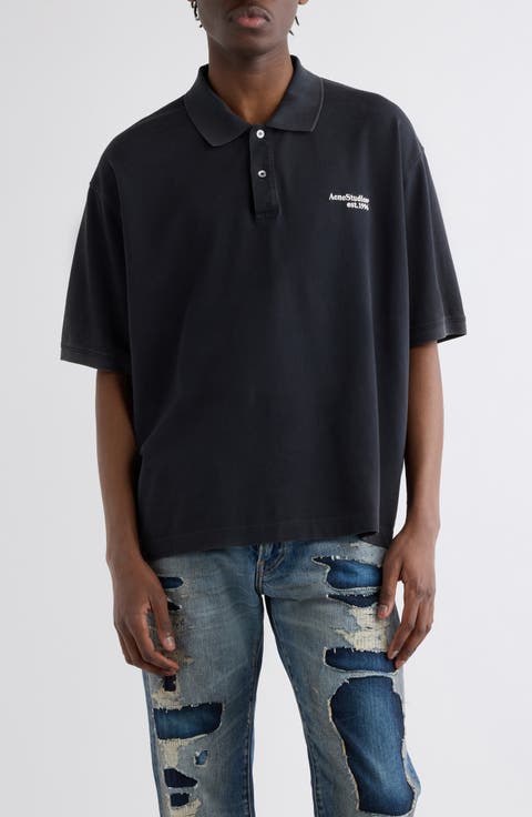 Egnes Logo Cotton Piqué Polo