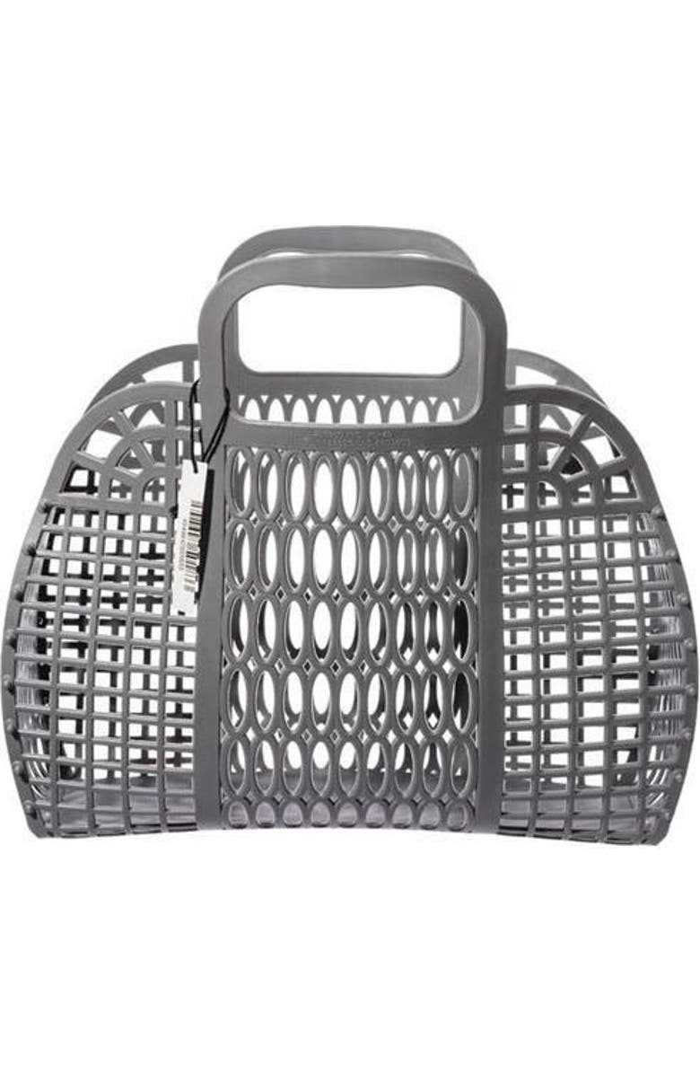 PUEBCO Plastic Market Bag, Alternate, color, Grey